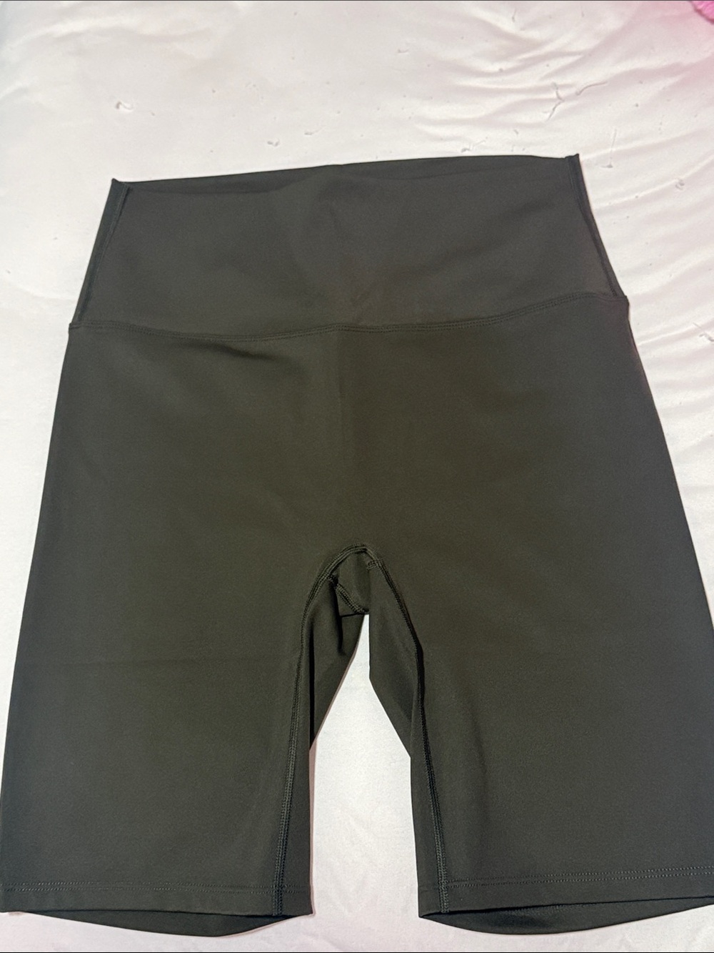 lululemon athletica Black High-Rise Athletic Bike Shorts